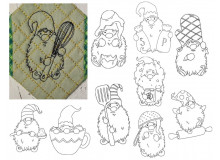 Stickserie - Küchen Gnome